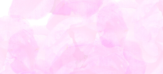 Dreamy soft pink background with  flowers merging in a pastel colored. Template banner. Wedding, Birthday, Valentines Day. Purple pink white gradient toned