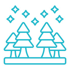 Fototapeta premium Forest Icon
