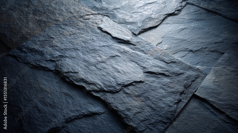 Poster textured charcoal stone wall closeup high angle with subtle cracks modern background for design and 