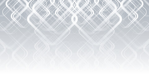Modern white gray abstract background creative design. abstract light silver vector form banner.