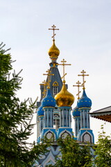 Russia Saraktash 25 May 2010: Trinity Simeon's Convent of Mercy. Cathedral of the Life-Giving...