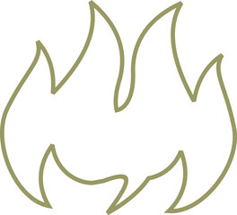 Fire Outline 
