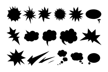 Vintage Pop Art Speech Bubbles Collection