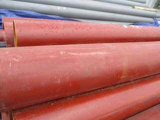 Close up of Pipes bar in industrial site