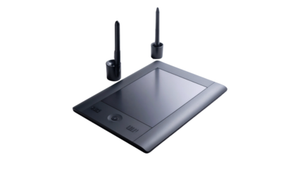 Isolated white wireless internet router with an antenna for computer network and digital tablet