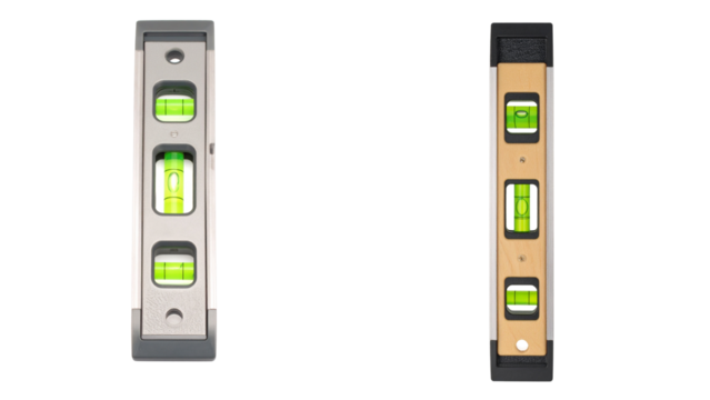 Water level measuring tools used in construction work