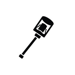 Black Silhouette Vector Ant Trap Garden Icon