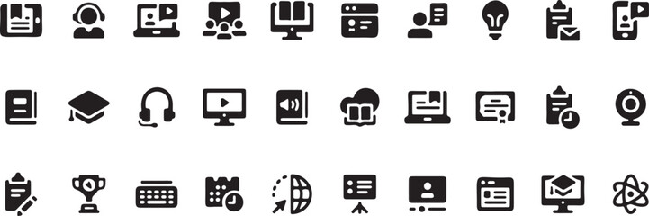  Online Payment Icons Set – Banking, Wallet, Card, Finance, UI, Web