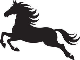 Black horse vector illustration, horse, animal, vector, stallion, illustration, silhouette, pony, wild, running, mustang, black, cartoon, farm, mane, mammal, equestrian, mare, equine, tail, gallop, ar