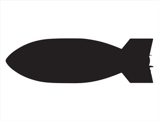 Bomb Silhouette