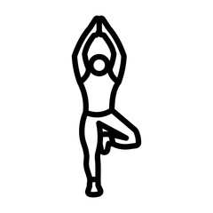 Tree Pose Icon