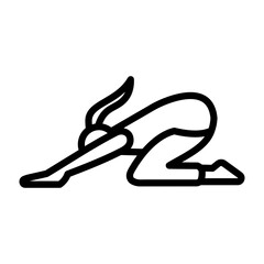 Child'S Pose Icon