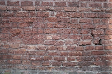 red brick wall