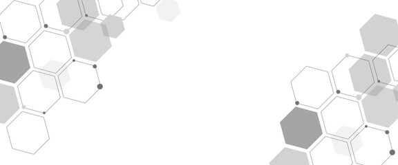 Obraz premium vector sci fi hexagonal futuristic pattern, innovation future technology background