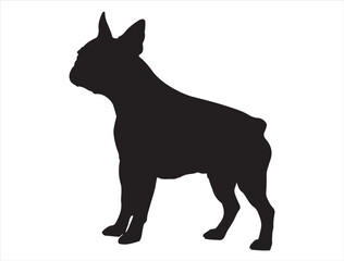 Boston Terrier Dog Silhouette