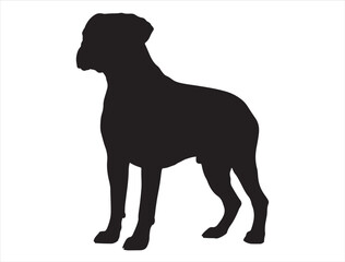 Boston Terrier Dog Silhouette