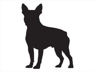 Boxer Dog Silhouette