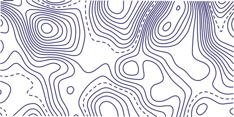 Topographic map background geographic line map. luxury abstract blue line art design geography concept vector illustration topo contour grid abstract backdrop background.
