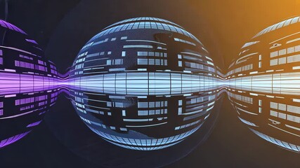 Looping hologram distortion with digital glitches, scanlines, and flickering effects, perfect for sci-fi themes, tech backgrounds, or futuristic UI and HUD designs. - Powered by Adobe