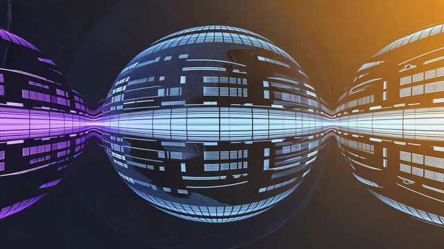 Looping hologram distortion with digital glitches, scanlines, and flickering effects, perfect for sci-fi themes, tech backgrounds, or futuristic UI and HUD designs.