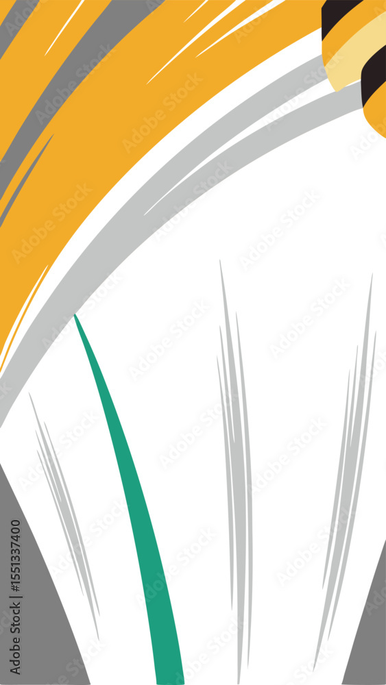 Poster abstract geometric graphic composition featuring dynamic shapes and transparent background ready for