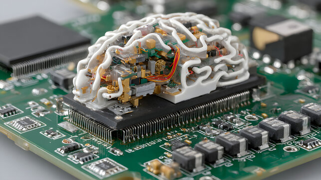 Brain Machine Interface Architecture with Electronics Sensors and Integration
