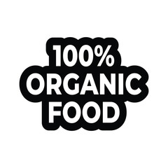 organic food icon set badge sign. Bio, Ecology, and badges, label, tag set.	
