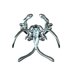 3d rendering y2k chromatic