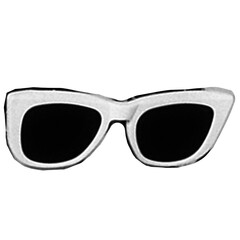 Retro Sunglasses Halftone