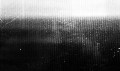 scanned paper, Halftone faded gradient texture. Grunge halftone grit background. White and black...