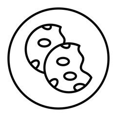 Obraz premium Cookies Vector Icons