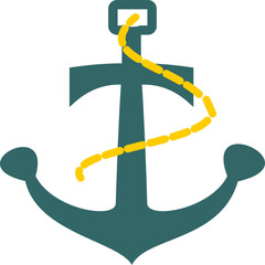 Cute Anchor Sea