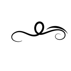 Vintage swirl illustration 