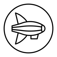Zeppelin Vector Icons © Rustic Touch