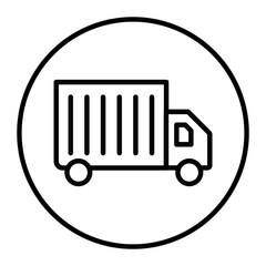 Cargo Truck Vector Icons