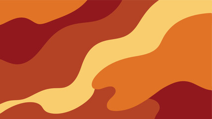 Abstract organic shapes in earthy warm tones a stylish contemporary design element with transparency