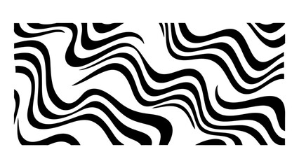 Fototapeta premium Wave pattern illustration vector with transparent background