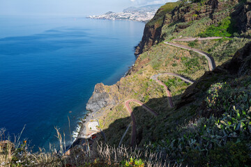 View from Cristo Rei looking towards Funchal, Madeira