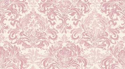 Vintage damask floral seamless pattern, an elegant baroque vector textile design