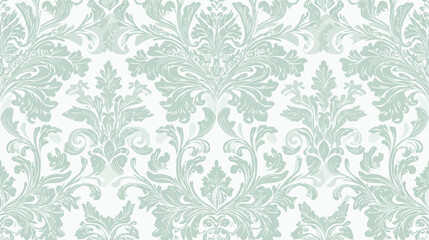 Fototapeta premium Seamless floral pattern with vintage flower, leaf, and ornate design for decorative textile or wallpaper