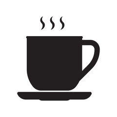 Cup icon. Hot drink icon. Coffee or tea cup. 
