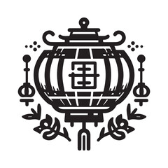 Chinese lantern icon