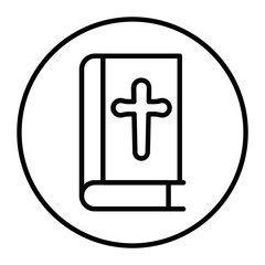 Obraz premium Bible Vector Icons