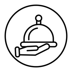 Serving Platter Vector Icons