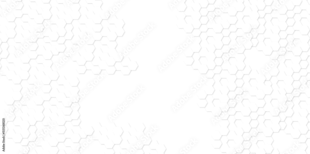 Poster background with hexagons . abstract background with lines . white texture background . hexagon abstr