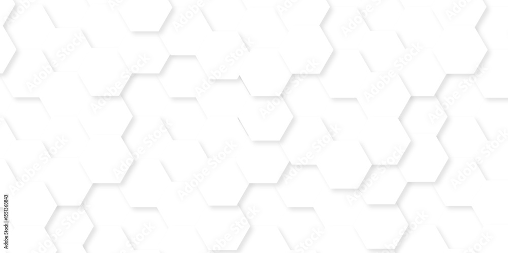 Poster background with hexagons . abstract background with lines . white texture background . hexagon abstr