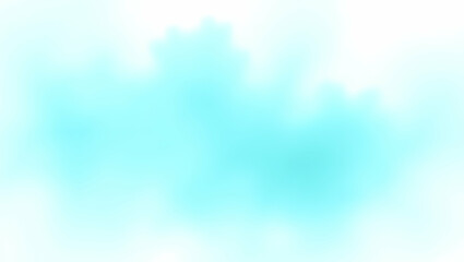 Fototapeta premium Cloud Turquoise cloud swirl light haze overlay, isolated on a clean white background