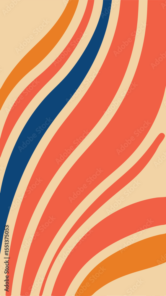 Poster abstract colorful swirls design with transparency for creative graphic design projects and visual co