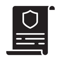 Policy Vector Icon which can easily modify or edit