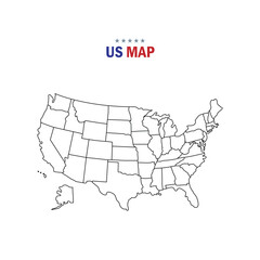 us map with state names